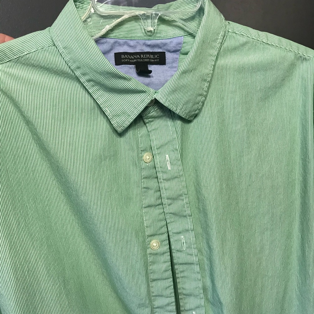 Banana republic soft wash tailored slim fit.